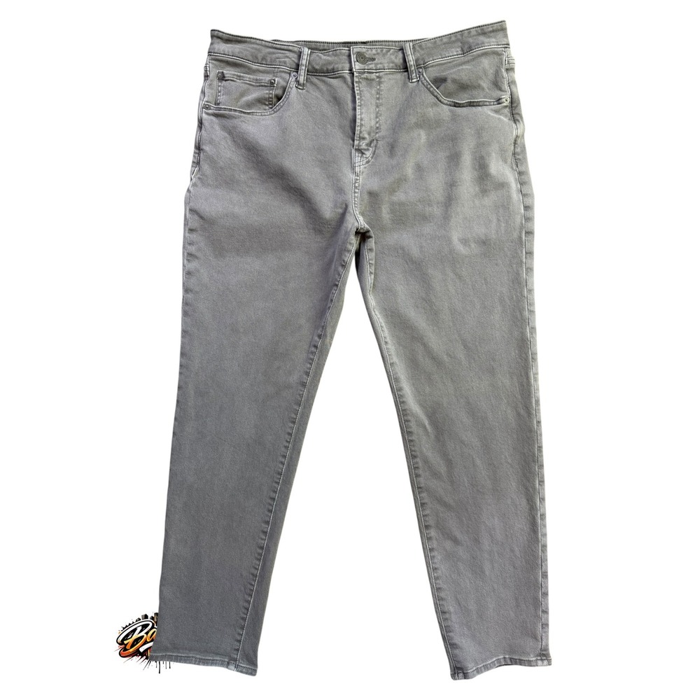 American Eagle Airflex+ Athletic Fit Gray Stretch Denim Jeans Mens 36x32